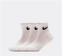 NEW Nike Children's White Ankle Cotton Socks Kids Junior - 3 Pairs