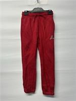 Boys Nike Air Jordan Red Fleece Joggers Size 8-10 Years Brand New