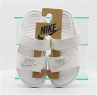 NIKE SLIDES WOMENS SANDALS UK 3.5 EU 36.5 WHITE LOGO RRP £45 AD