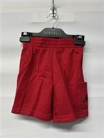 Boys Nike Jordan Red Fleece Shorts Size 3-4 Years Brand New