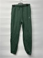 Boys Nike Air Jordan Green Logo Fleece Joggers Size 13-15 Years (XL) Brand New