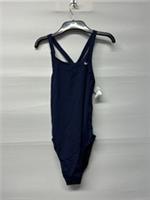 Womens Nike Navy Open Back Swimsuit Size 16 Brand New - 16 Regular