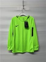 Kids Nike Dri-Fit Neon Green Long Sleeve Jersey Size 5-6 Years (XS) Brand New
