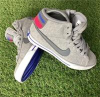 BNWOB LADIES NIKE VINTAGE SWEET CLASSIC HIGH Grey Boots Trainers UK SIZE 4.5 (A7