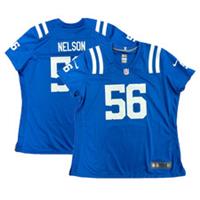 Indianapolis Colts NFL Jersey (Size 2XL) Nike Women's Home Top - Nelson 56 - New - 2XL Loose