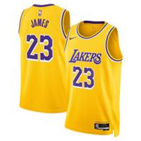 Los Angeles Lakers Jersey (Size 18-20y) NBA Kid's Nike Icon - James 23 - New - 18-20 Years Regular