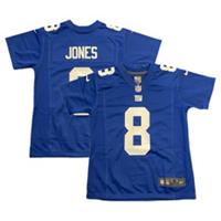 New York Giants Jersey (Size 8y) NFL Kid's Nike Home Jersey - Jones 8 - New - 8 Years Regular