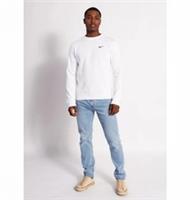 Nike Men's Nike Club Revival Crewneck Logo Sweatshirt In White PRICE £25 - 2XL Regular