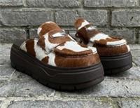 Nike Air Jordan Mule Cow Print Baroque Brown Womens Uk 3.5 Shoes