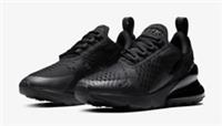 Size UK 7.5 - Nike Air Max 270 Low Triple Black - New With Box - AH8050-005
