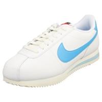 Nike Cortez Womens Casual Trainers in White Blue