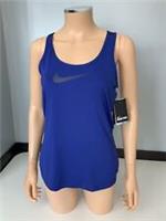 Nike Pro Dri Fit NEW Blue muscle Back Top Size M Meduim Uk 10 Bnwts Gym Fitness - M Regular