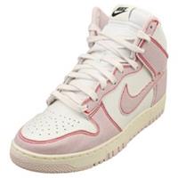 Nike Dunk Hi 1985 Mens Trainers in White Red
