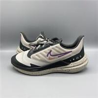 Nike Air Winflo 9 Shield Cobblestone Vivid Purple Running Shoes UK 6 EU 40 New