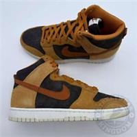 Nike Dunk Hi Retro Premium Dark Russet Shoes Brown UK 8 EU 42.5 US 9 DD1401 200