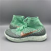 Nike Lunarepic Flyknit Shield Trainers Green Running Shoes UK 4.5 EU 38 New