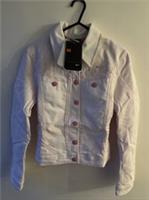 Nike Vintage White Denim Jacket Size M Brand New With Tags - M Regular