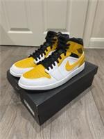 Nike Jordan 1 University Gold White Mid Men's ***BRAND NEW*** SIZE UK 10