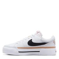 Nike Ladies NikeCourt Legacy Retro Style Lace Up Cloudfoam Comfort Shoe-UK 3-8