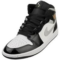 Nike Air Jordan 1 Mid Se Mens Fashion Trainers in Black White