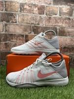 New Nike Free Tr 6 GS Wolf Grey/Bright Melon Uk 3.5 Trainers