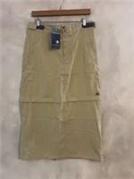 Nike ACG Long Vintage Skirt Women Convertible 2 in 1 Zip Off Size M - Beige NEW