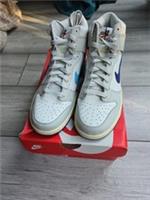 Nike Dunk High White/Blue Uk 5.5 Eu 38.5 Us 6 FN7995100 New Boxed