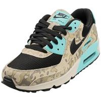 Nike Air Max 90 Premium Mens Fashion Trainers in Sanddrift Black Green