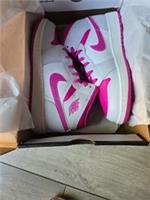 NIKE Air Jordan 1 Mid GS Sneakers Pink White FD8780500 UK 5.5 EU 38.5 New Boxed