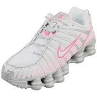 Nike Shox Tl Womens Fashion Trainers in Platinum Pink