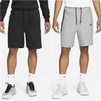 Nike Sportswear Tech Fleece Men's Shorts Zip Pockets Black Grey Size S-XL FB8171 - L Regular