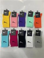 Nike Crew Socks Unisex Cotton Sports Casual Fit | Colourful Mid Tube Socks UK - One Size Regular