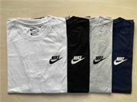Mens Nike T shirt Crew Neck Short Sleeve Sports Cotton Casual Gym Small Logo Tee - M Regular