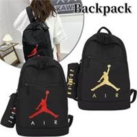 NIKE AIR JORDAN Backpack Travel Rucksack Sports Adjustable Shoulder Straps UK
