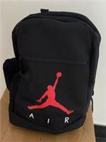 Nike Unisex Laptop Bag Air Jordan School Backpack Black-Red UK