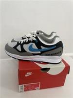 Nike Air Span 2 Black Laser Light Blue White Men Running Shoes size Uk 7 EU 41