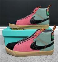 Nike SB Zoom Blazer Mid PRM Acclimate Side 7.5 UK "Jade Smoke" skate shoes mens