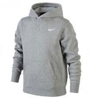 Nike Hoodie Kids XL Fleece Pullover Track Sweatshirt Active Sportswear new grey