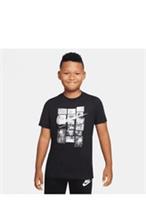 Nike NSW T Shirt Boys Small 8-9yrs New Training Tee Top Sportswear Black t-shirt