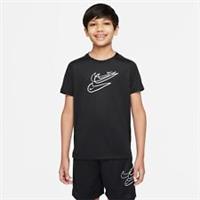 Nike Dri Fit T Shirt Boys Small 8-9yrs New Training Tee Top Sportswear black