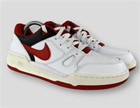 NIKE Full Force Low White Red Black Trainers SIZE UK-8 EU-42.5 NEW FB1362-102