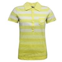 Nike Active Womens Yellow Polo Shirt