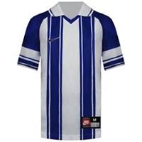 Nike Striped Kids White/Blue T-Shirt