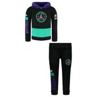 Nike Air Jordan Long Sleeve Pullover Stretch Waist Kids Tracksuit DD2574 010
