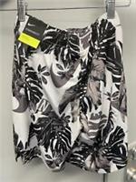 NIKE BOYS DRI FIT ALLOVER PRINT FLY SHORTS BLACK/WHITE SIZE S