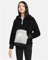 NIKE AIR SHERPA POLAR PULLOVER HOODIE YOUNG GIRLS' UK S - CU8550 010