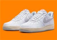 NIKE AIR FORCE 1 07 TRAINERS UK SIZE 4.5 EUR 38 WHITE AF1 SPRAY PAINT FD9758-100