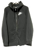 NIKE PLUS SIZE HOODIE JUMPER SIZE 2X 20 22 2XL ZIP LOGO BLACK CI1225-010 - 2XL Plus