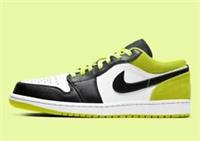 NIKE AIR JORDAN 1 LOW SE TRAINERS UK SIZE 7.5 EU 42 CK3022-003 CYBER GREEN