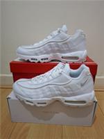 New Nike Air Max 95 ESSENTIAL White Grey Fog Men's UK SIZE 14 EU 49.5